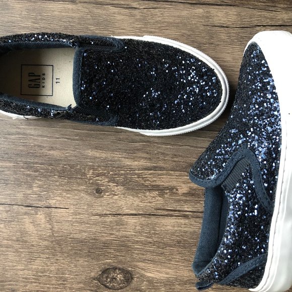 Navy Sparkle Glitter Shoes ✷BUY 2 GET 1 FREE✷ - Picture 2 of 4